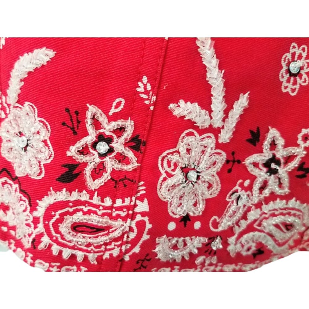 The Quacker Factory Red & White Embellished Paisl… - image 7